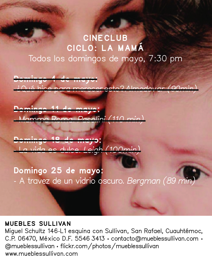 CINECLUB - CICLO: MAMÁ
